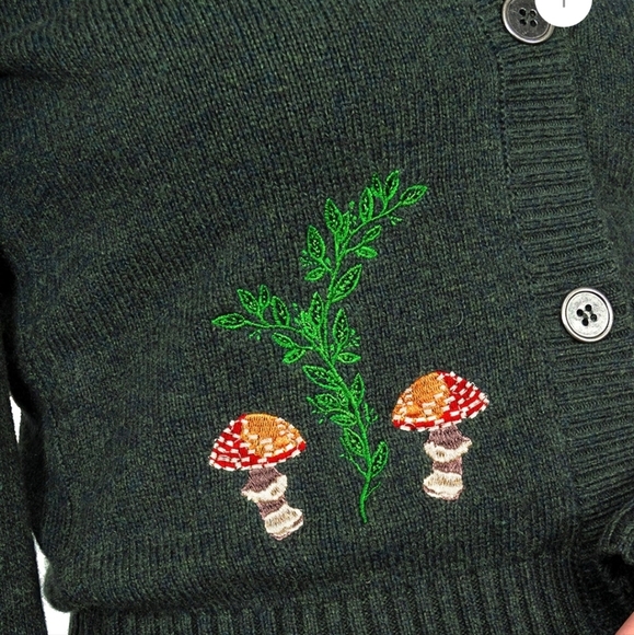 Disturbia Fable Embroidered Cardigan M - Picture 4 of 6